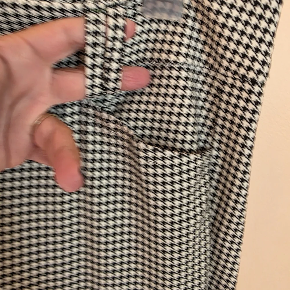 Torrid Black and White Houndstooth Women's Trousers - Picture 3 of 8